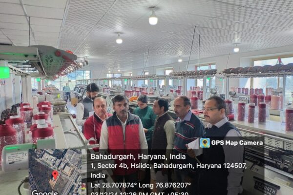 This is to inform you that the HSDM inspection for the Footwear Development Institute, Bahadurgarh, covering the job roles of Stitching Operator, Knitting Operator, Data Entry Operator, Cutter Footwear, Lab Chemist, and CAD-CAM Operator, has concluded successfully. The inspection was conducted under the esteemed presence of: • Smt. Neelima Ji, GM, MSME, Jhajjar • Sh. Vaibhav Ji • Sh. Devender Narwal Ji • Sh. Bijender Dalal Ji • Sh. Govind Sharma Ji • Sh. Ashok Kaushik Ji • Sh. Vikas Kalyan Ji Thank you for your continued support.