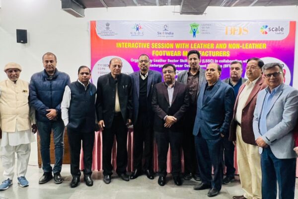 Meeting Between Leather Sector Skill Council and BFDS Bahadurgarh Held Successfully A meeting was held today under the chairmanship of Sh. Mukhtarul Amin, Chairman of the Leather Sector Skill Council (LSSC), in collaboration with BFDS Bahadurgarh. The event saw the presence on DIAS of Sh. Subhash Jagga Ji, Sh. Sanjay Kumar ji, Sh. Vikas Anand (Soni) ji, Sh. Sushil Singhal ji and over 60 BFDS members and industrialists. Sh. Subhash Jagga Ji welcomed the Chairman and emphasized the importance of collaborating with industries to enhance industrial training. Sh. Sanjay Ji presented details on government training projects, futuristic skill development, and opportunities in leather and non-leather footwear sectors. Sh. Sushil Singla Ji shared insights on workforce training and development, while Sh. Mukhtarul Amin Ji delivered keynotes on strengthening industry collaborations to drive skill development initiatives forward. The meeting was highly productive and focused on aligning industry needs with skill development goals.